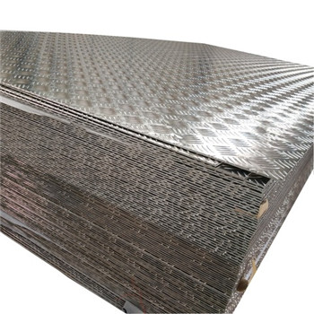 Spesialmønster preget Checkard Diamond Tread aluminiumsplate / ark 