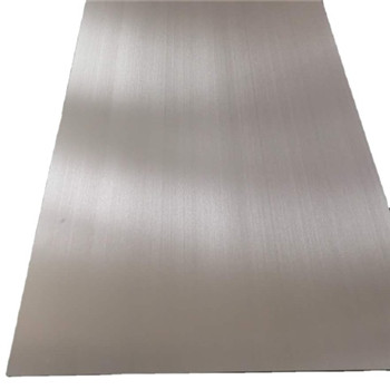 1050 1060 1070 1100 Ulike farget børstet anodisert aluminiumsplate for arkitektonisk dekorasjon 